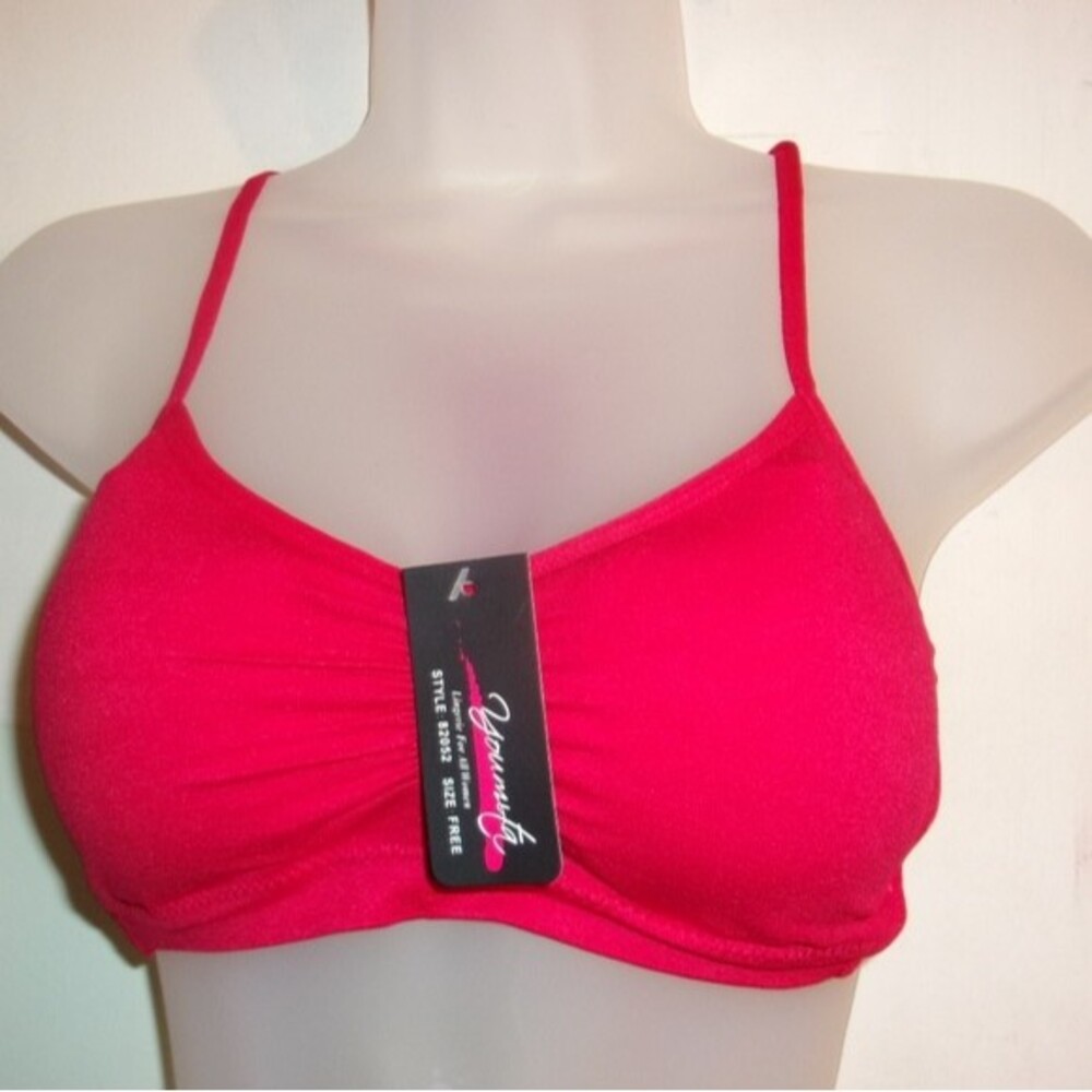 Youmita Red Racerback Bralette NWT - Picture 4 of 9